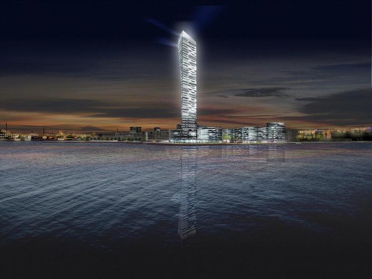 Sådan kommer Danmarks højeste hus til at se ud. Hvis det altså bliver bygget. 