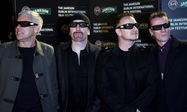 U2 sender nyt album i butikkerne til foråret. Arkivfoto. 