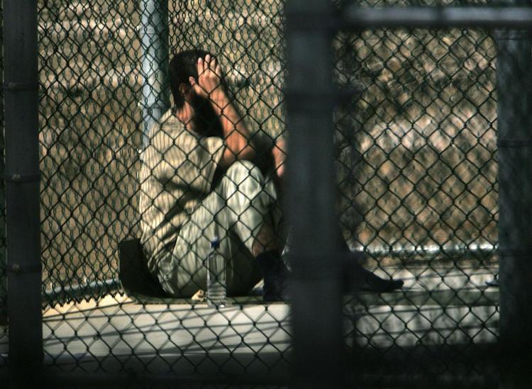 Guantanamo-lejren. Arkivfoto. 