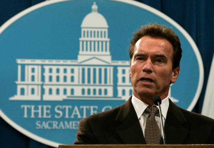Californiens guvernør, Arnold Schwarzenegger. Arkivfoto. 