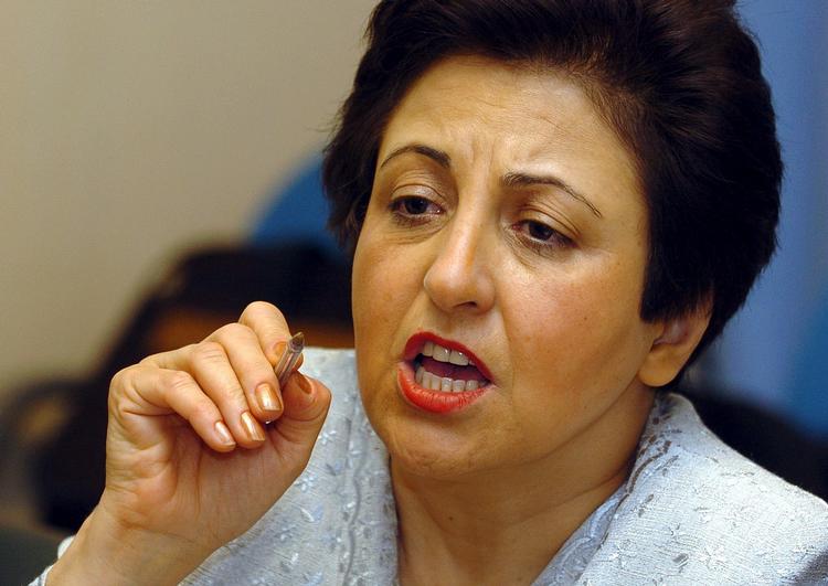 Nobelprisvinderen Shirin Ebadi (arkivfoto). 