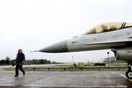 One of Denmark's F-16s that may stay in service for another five years. 