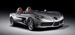 Den helt åbne Mercedes SLR har en motor, der yder 650 hk. Topfarten er 350 km/t, og bilen går fra 0 til 100 km/t på 3,5 sekunder. 