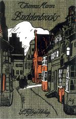 'Die Buddenbrooks' blev første gang filmatiseret i 1923. Bogforside. 