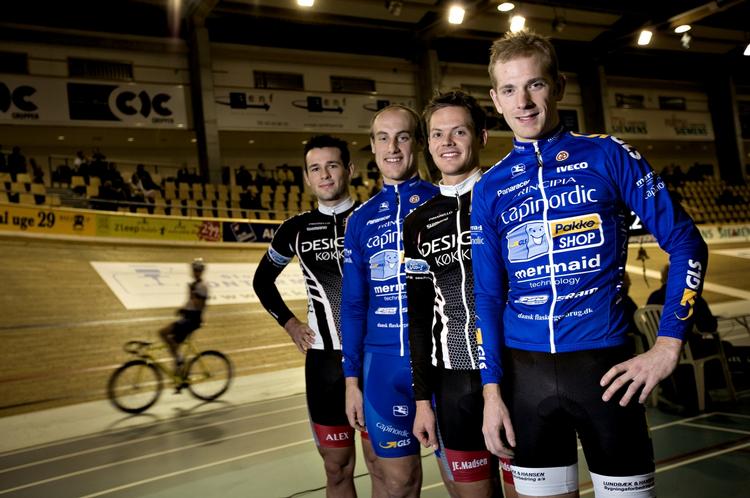De fire fund fra 2007 - Michael Mørkøv, Alex Rasmussen, Jens-Erik Madsen og Casper Jørgensen - hentede bl.a. VM-sølv og OL-sølv i 2008. 