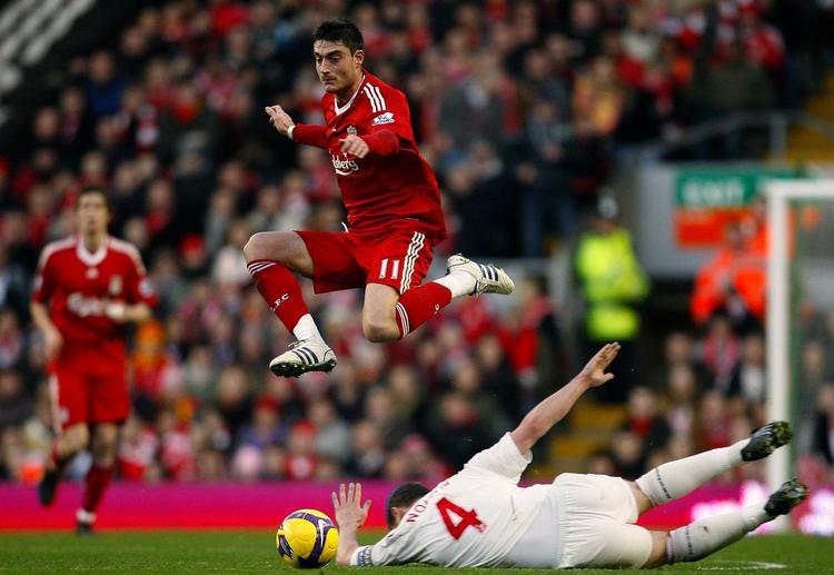 Albert Riera sendte Liverpool på sejrskurs. 