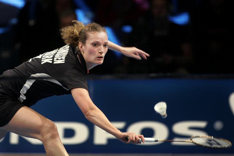 Tine Rasmussen i aktion ved Copenhagen Masters (arkivfoto).. 