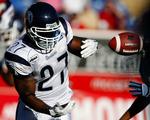 Ricky Williams i aktion for sin canadiske klub i 2006. Arkivfoto. 