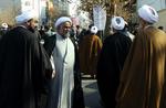Irans gejstlige holdt i går protestdemonstrationer i Teheran mod de israelske angreb på Gaza-striben. 