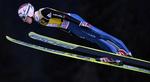 Simon Ammann på vej mod sejren i Oberstdorf. Schweizeren er også favorit i Garmisch-Partenkirchen. 