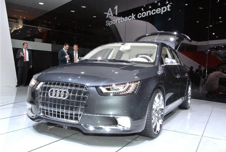 Audi A1 skal demonstrere, at en lille bil godt kan være lækker - præcis som den mest oplagte konkurrent, Mini. Den slags biler vil nyde stor opmærksomhed i 2009. Foto: United Pictures 