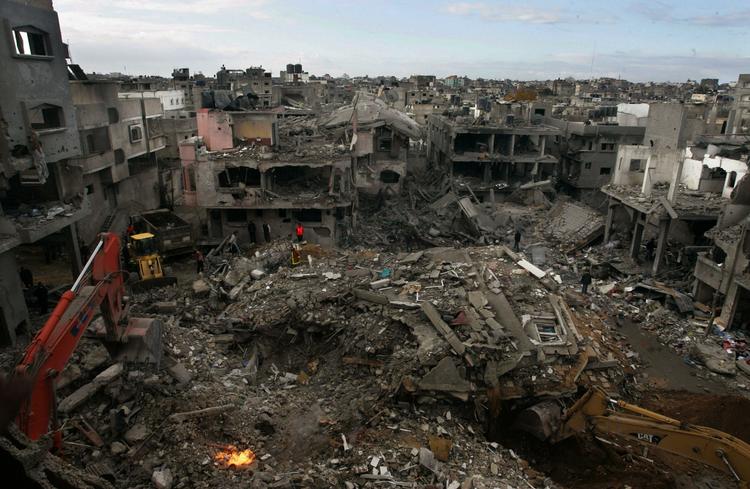 Gaza er blevet bombet i en uge. 