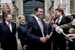 De nye ministre og statsminister Anders Fogh efter at Lene Espersen (K) blev formand for de Konservative. 