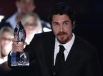 Cristian Bale modtog en pris for sin rolle som Batman - The Dark Knight. 