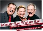 Det er ikke mindst forestillingen 'De betaler ikke! Vi betaler ikke!', der fik publikum til at strømme til det ellers lukningstruede teater i Gladsaxe. Arkivfoto. 