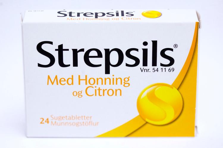 Undgå kriller. Strepsils er blandt verdens førende brands inden for halstabletter. Tabletterne kan købes i håndkøb og findes i fire forskellige varianter. Her er det versionen med honning og citron.  Foto: Thomas Borberg 