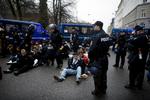 Politiet foretog en masseanholdelse i Gothersgade lørdag. 
