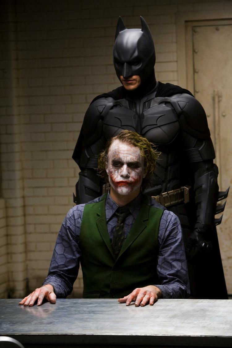 Heath Ledger som Jokeren i den seneste Batmanfilm. 