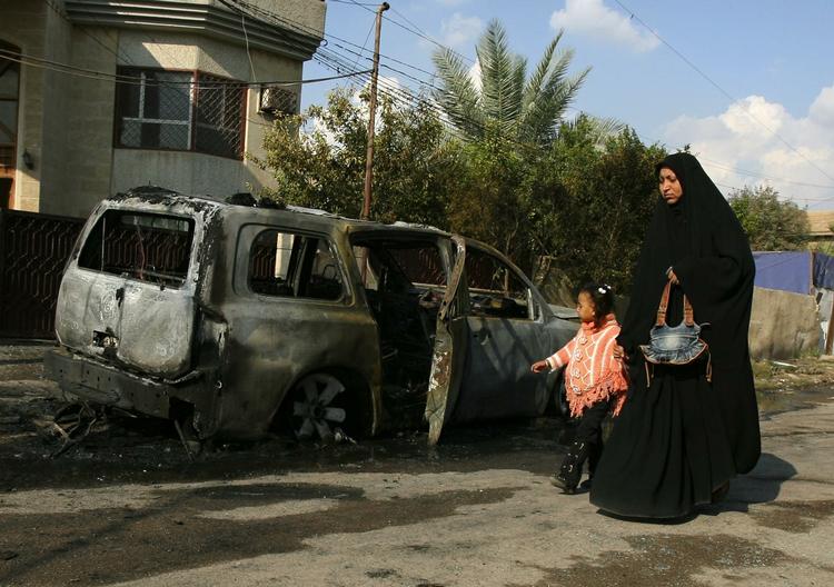 Selv om volden er faldet markant i Irak, så springer bomberne stadig. I sidste uge blev dræbte en selvmordsbombe således mindst 35 mennesker. (Arkivfoto) 