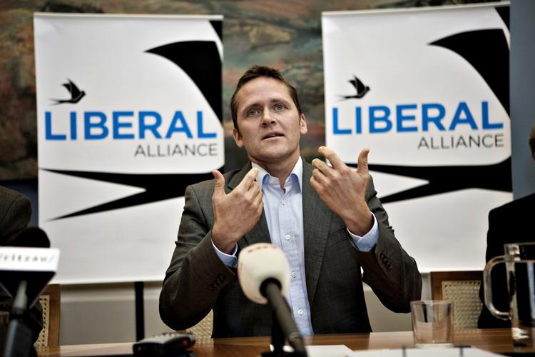 Anders Samuelsen er ny leder af Liberal Alliance, efter at Naser Khader trak sig for en uge siden. (Arkivfoto) 