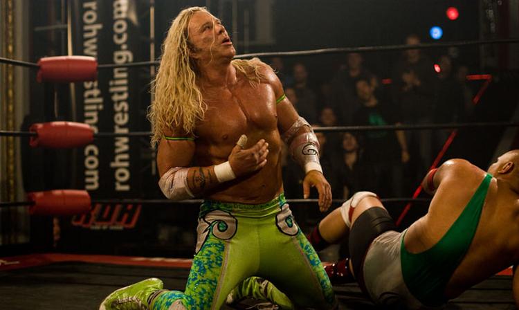 Mickey Rourke som fribryderen Randy 'The Ram' Robinson i 'The Wrestler'. 