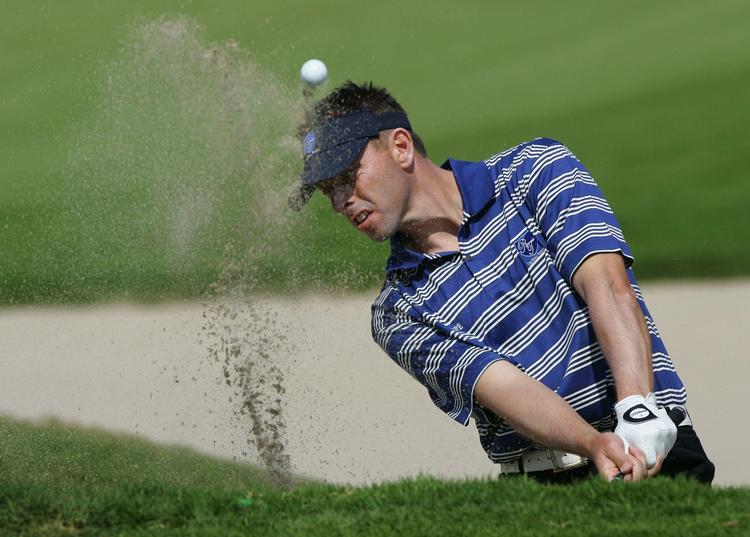 Søren Hansen sørgede sammen med Paul Lawrie for de eneste europæiske point i foursome og fourball i weekendens holdkamp mod Asien. 