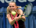 I sine første to kampe i Sydney har Caroline Wozniacki kun tabt sammenlagt fem partier i sejrene på 6-1, 6-2 og 6-2, 6-0. Arkivfoto. 