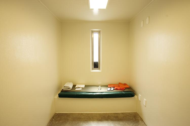 Celle i militærfængslet på Guantanamo. 
