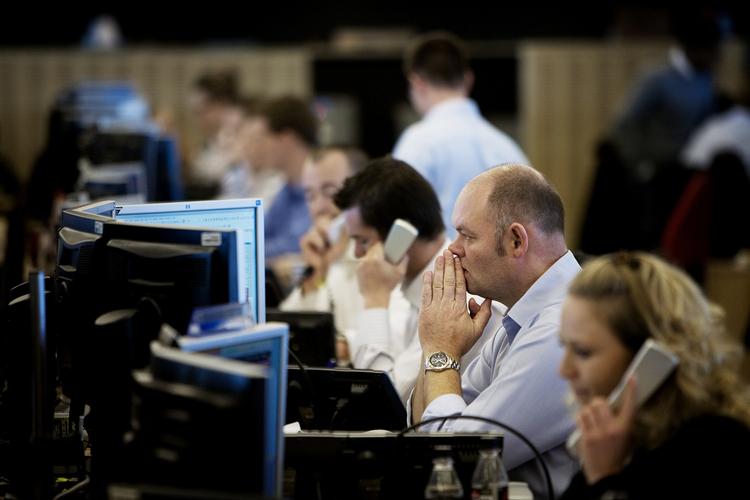 Nordea - hvor dette billede er taget - var en af de største tabere på børsdagen (arkivfoto). 