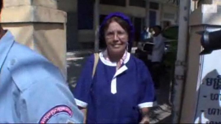 Johanne Vinther Axelsen, 55, who has been sentenced to 15 years in prison in Cambodia for trying to send codeine pills out of the country. 