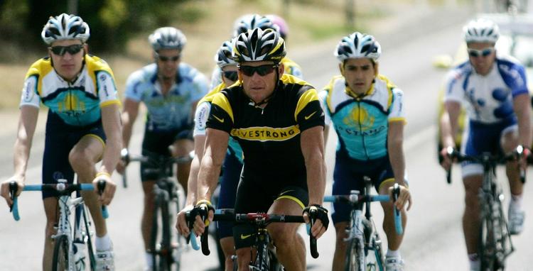 Lance Armstrong træner for tiden i Australien med resten af Astana-holdet. 