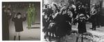 Per Marquard Otzens tegning ved siden af arkivfotoet fra Warszawa i 1943. Se billederne i større udgave nederst. Foto: Collage 