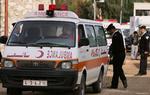 Palæstinensiske ambulancer på vej ind i Egypten med sårede krigsofre. Arkivfoto. 