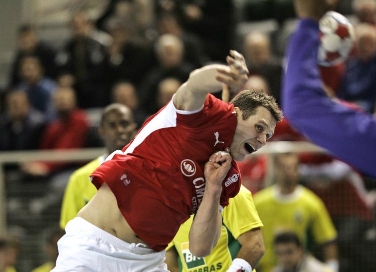 Michael Knudsen gik glip af OL på grund af blindtarmsbetændelse, men han gjorde slutrundecomeback mod Brasilien. 