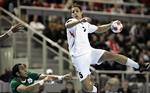 Moustafa Hussein scorede fire af de eyptiske mål mod Saudi-Arabien. 