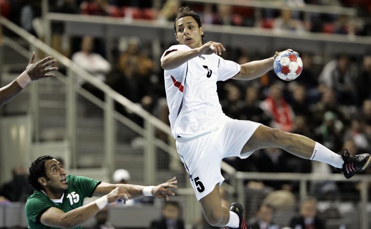 Moustafa Hussein scorede fire af de eyptiske mål mod Saudi-Arabien. 