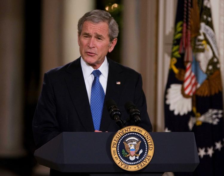 George W. Bush, da han holdt sin afskedstale fredag. Politiken.dk har kigget på hans gode gerninger gennem otte år. 