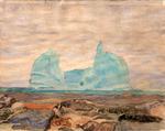 I 1950 blev dette maleri, 'Isfjeld ved Godhavn' af Johannes Larsen fra 1925, udlånt af Statens Museum for Kunst til Grønlandsministeriet. Siden forsvandt det, men nu er det heldigvis dukket op igen. 