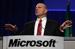 Microsofts topboss  Steve Ballmer. 