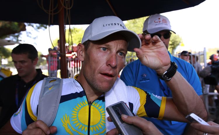 Lance Armstrong er den altoverskyggende stjerne i Tour Down Under i Australien. 