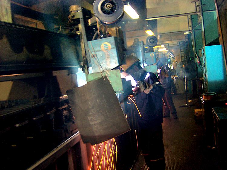 Et af de billeder arbejderne selv har taget på Mærsks containerfabrik i Kina. 