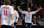 Vegard Samdahl scorede fire af de norske mål i sejren over Makedonien. 