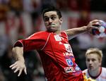 Kiril Lazarov i aktion mod Norge, da Makedonien tabte for tredje gang i VM-turneringen. 