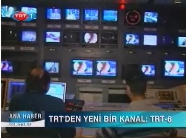 Foto fra den tyrkiske tv-station TRT 6. 