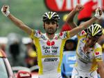 Leonardo Piepoli kom først over stregen på Hautacam i Tour de France 2008. Senere blev han taget med doping i blodet. 
