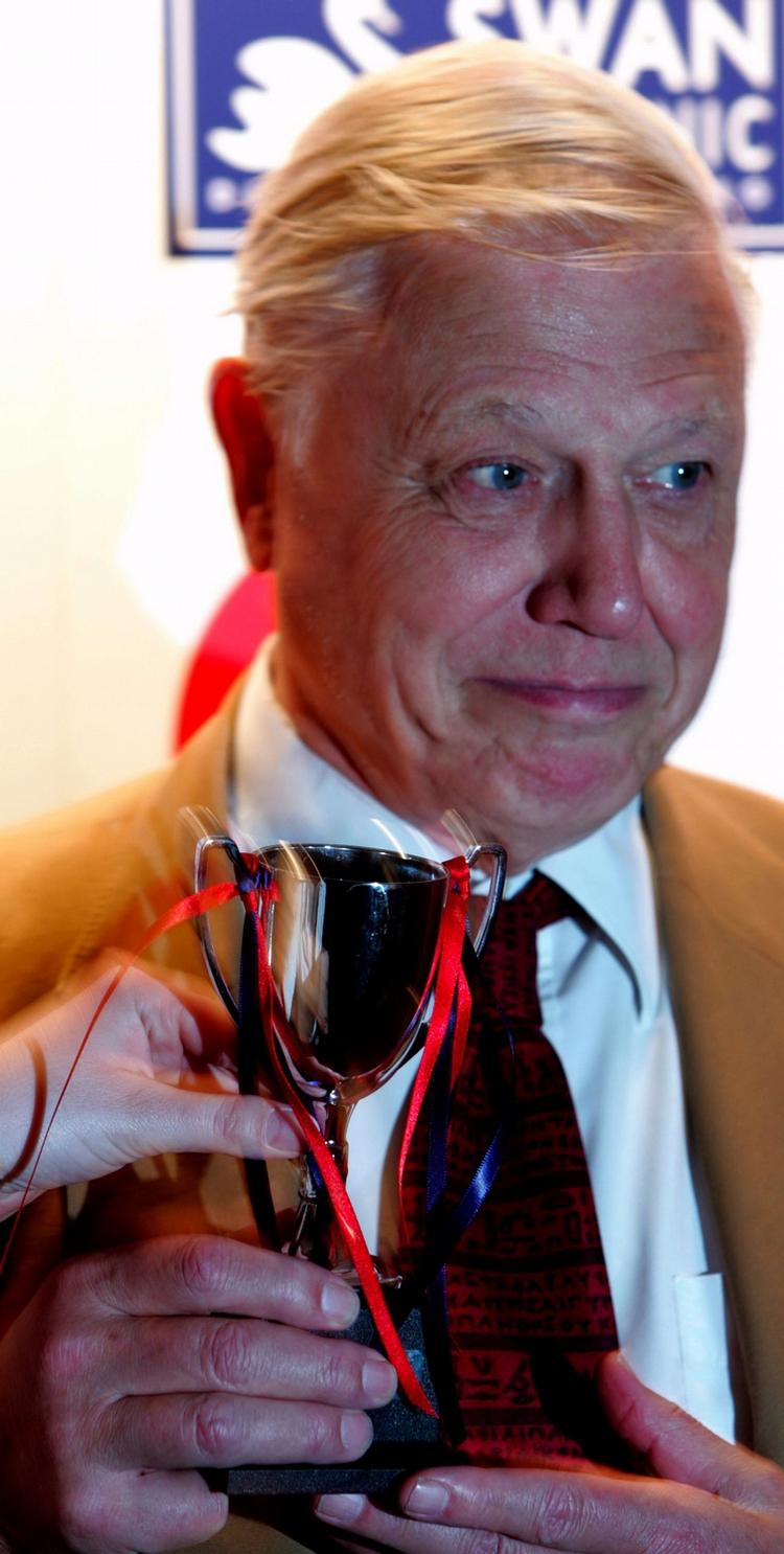 Tv- og filmmanden Sir David Attenborough (arkivfoto). 