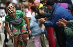 Emanuele Sella blev idømt et års karantæne for brug af dopingmidlet cera under sidste års Giro d'Italia. Arkivfoto. 