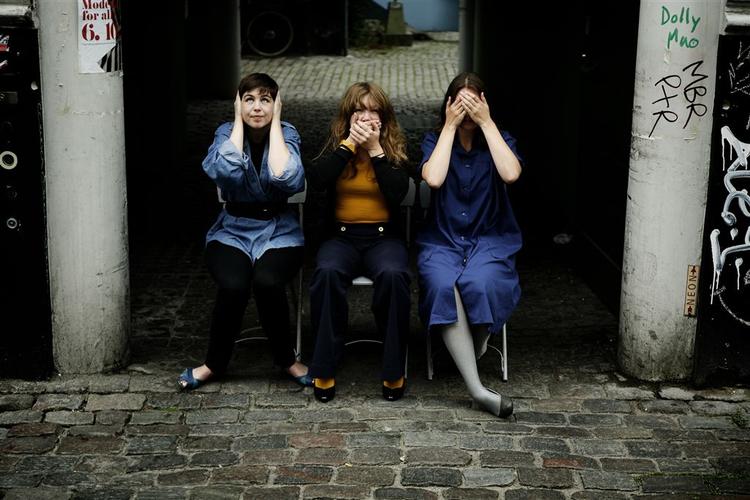 De tre ejere af cafeen 'Din nye ven' i Pisserenden. Fra venstre: Anne-Mette Nørrevang, Maja Bech Gregersen og Ane Egebak. 