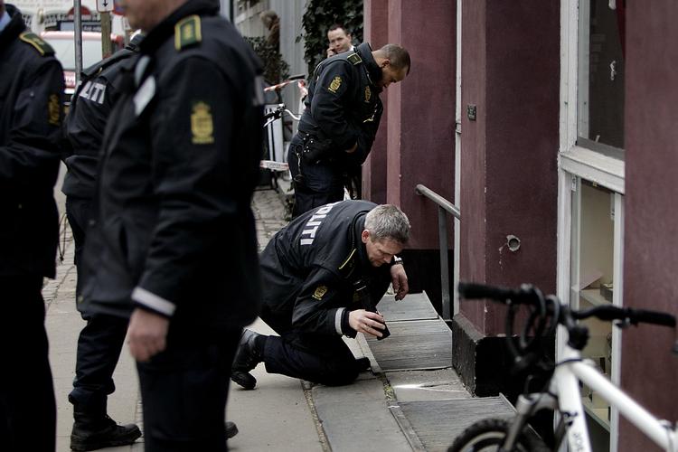 A shooting episode at a Copenhagen juice bar on Thursday. 