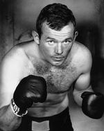 Ingemar Johansson fotograferet i 1960, året efter at han vandt verdensmesterskabet i sværvægtsboksning i New York. 